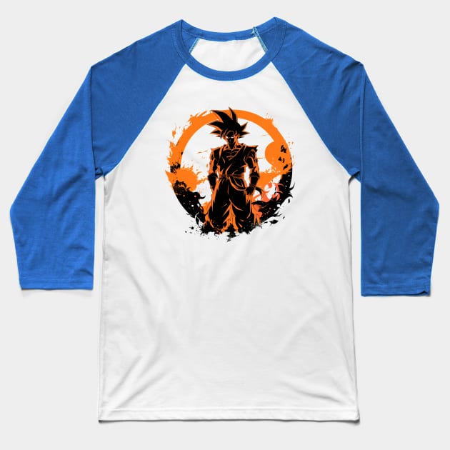 goku Baseball T-Shirt by skatermoment